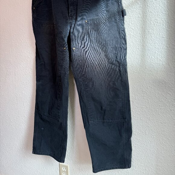 Vintage CARHARTT Double Knee \\ Black 38x32 // y2k workwear carpenter - Picture 5 of 12
